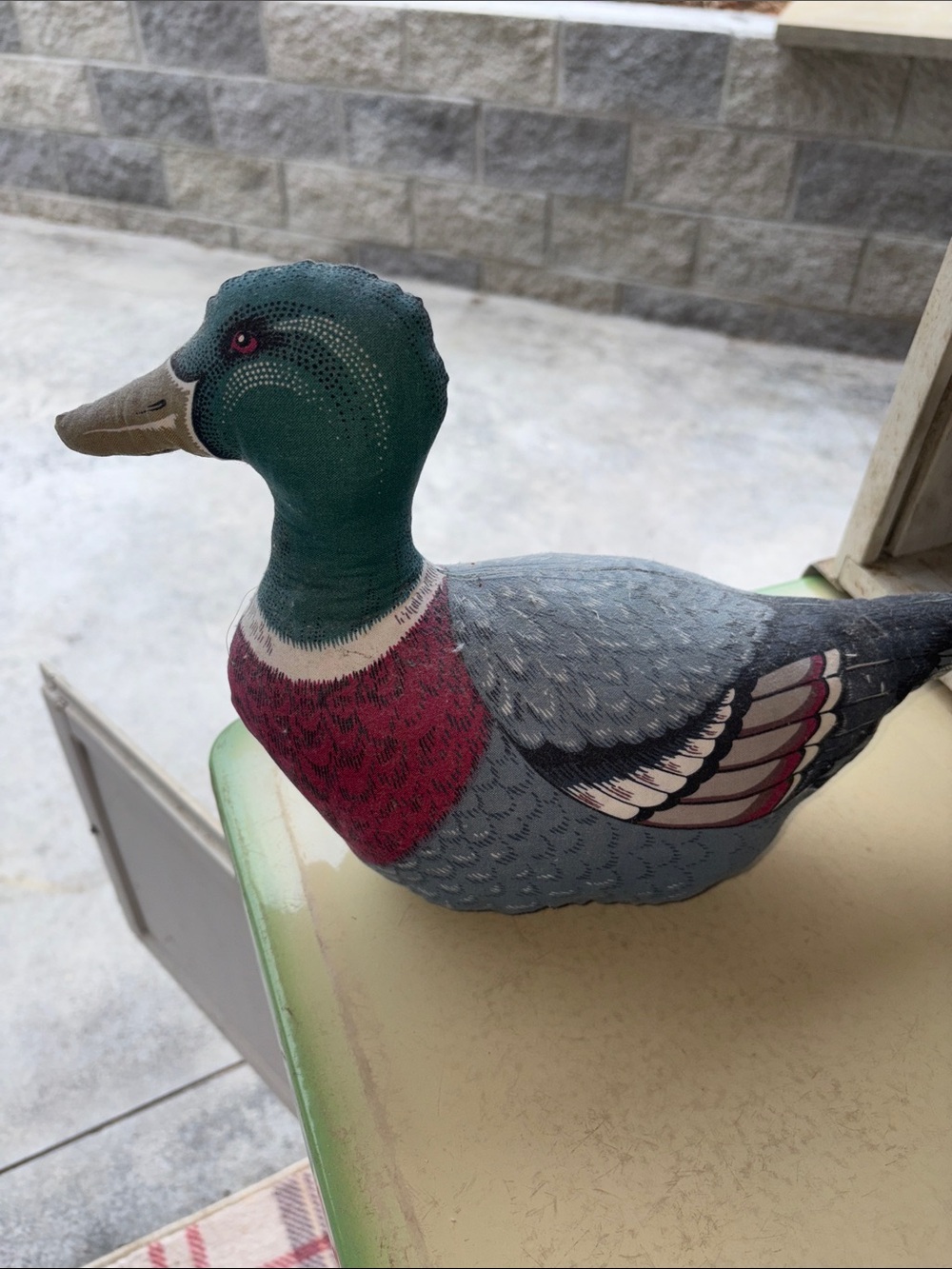 Stuffed duck